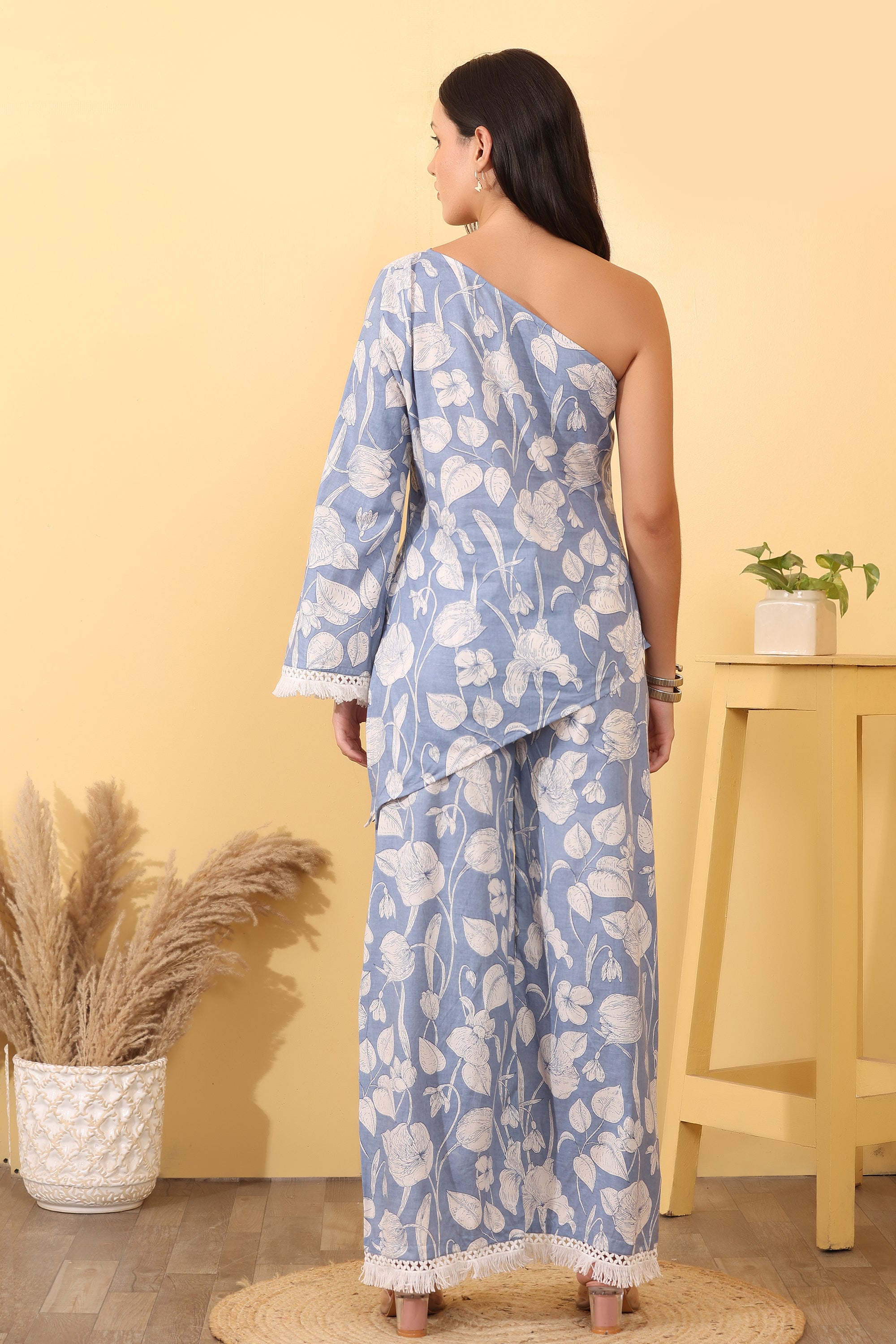 Women Floral Cotton Co-Ord Set – Elegant & Trendy Outfit